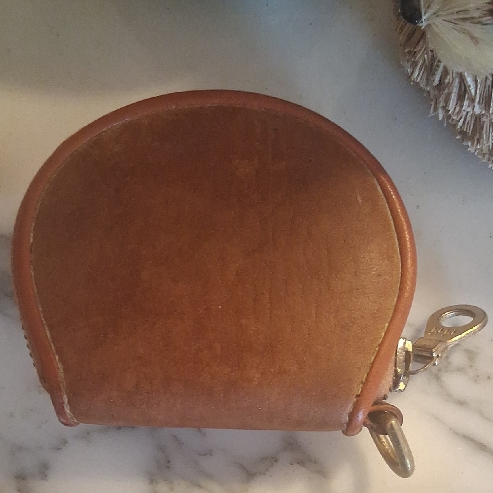 Dooney & Bourke Brown Leather Coin Purse - Picture 4 of 12